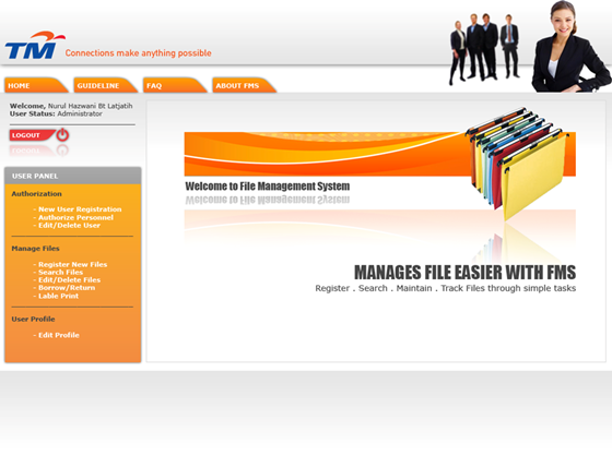 Website: File Management System